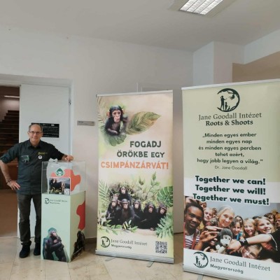 Csimpánzok nyomában Jane Goodallal Pécsett